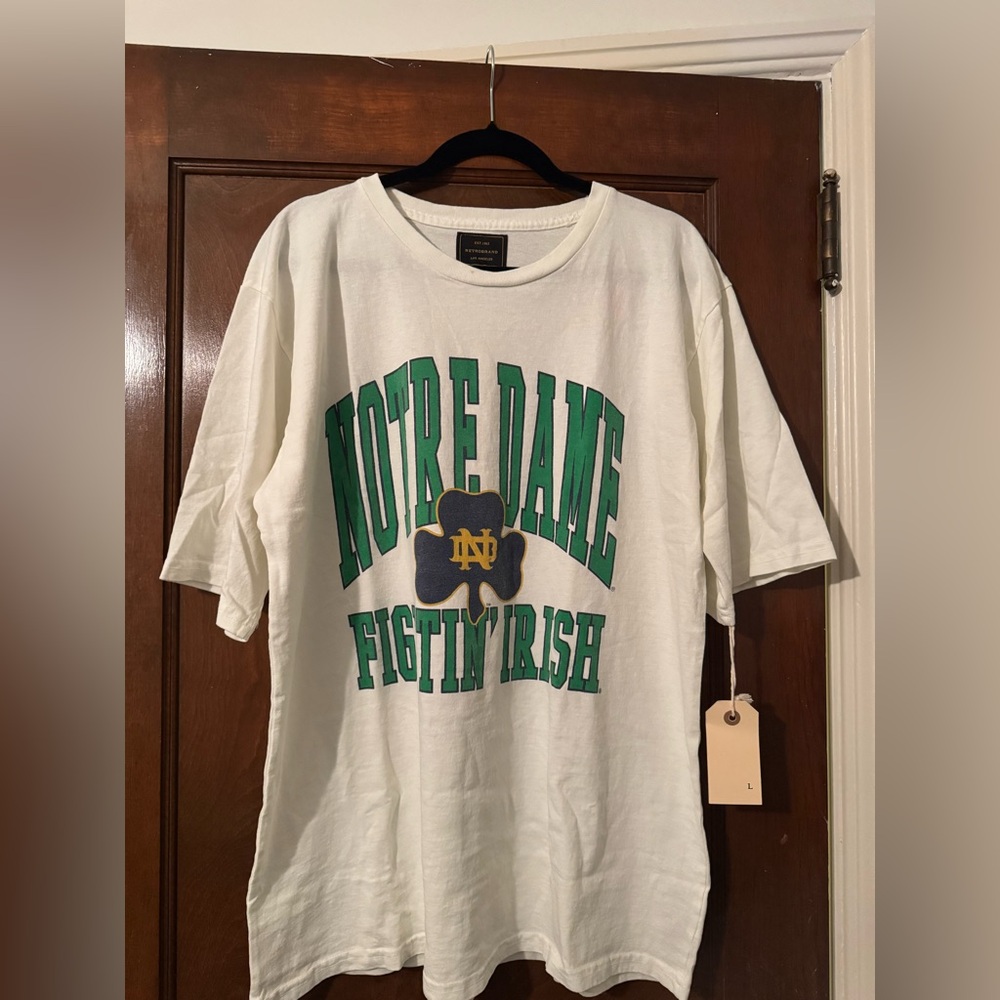 Retro Brand Notre Dame BF Tee free people
